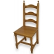 Chaise rustique en chêne