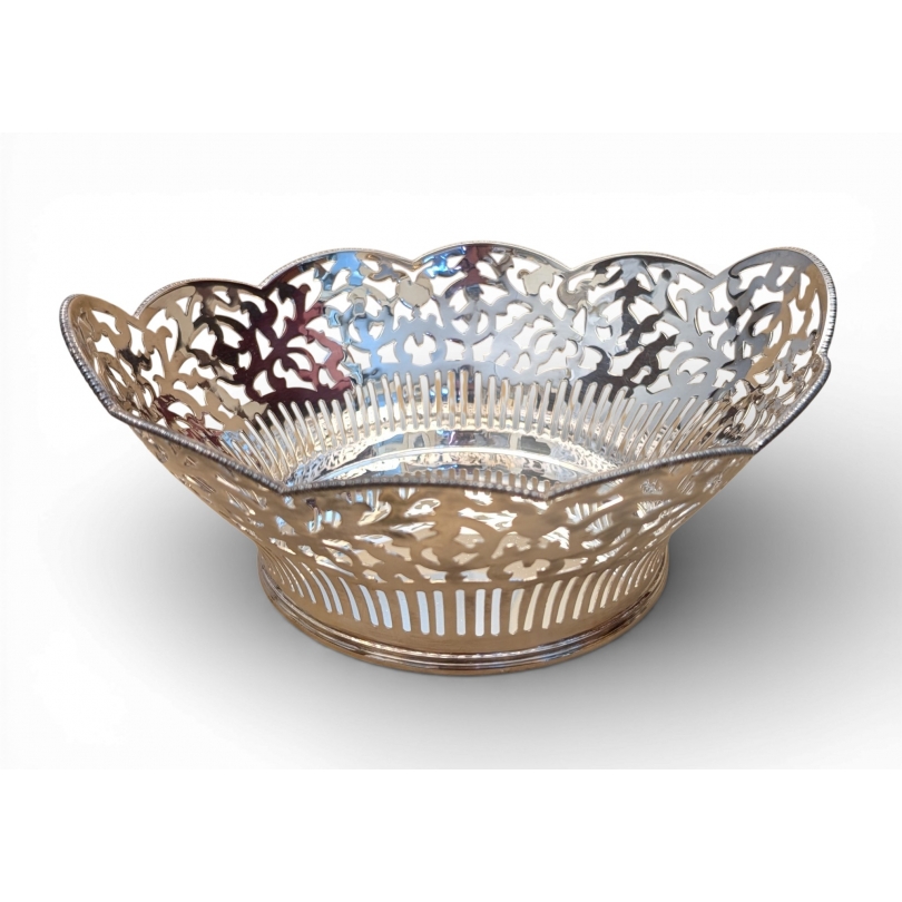 Panier ajouré en argent 925 par MEISTER