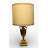 Lampe en onyx avec montures en bronze