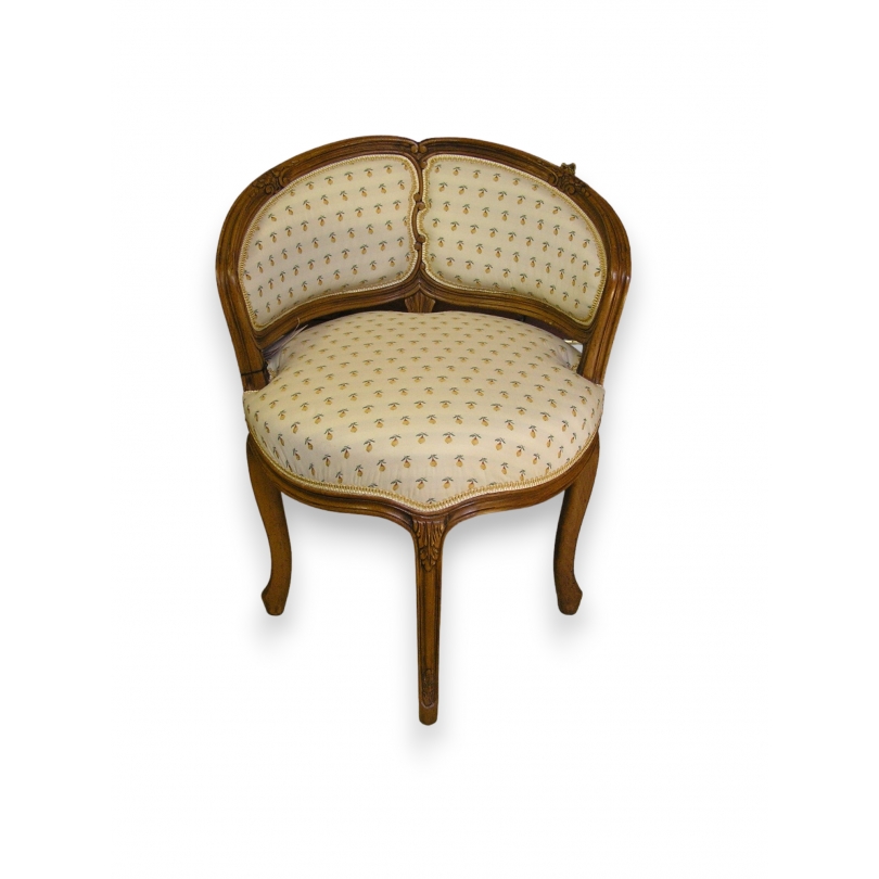 Fauteuil de coiffeuse style Louis XV