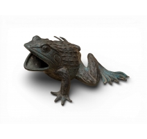 Grenouille en bronze