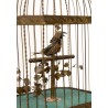 Songbird made of brass and wood
