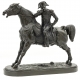 Bronze "Napoléon à cheval" signé DELABRIERRE