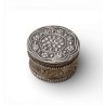 Petite boite ronde à Kumkuma en argent