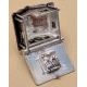 Petit pendentif Chalet en argent 800