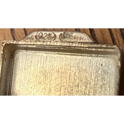 Petite boite carrée en argent 925