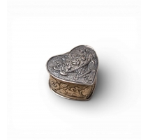 Petite boite Coeur en argent 800