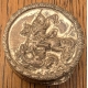 Petite boite St George et le dragon en argent