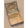 Boite carrée en argent 800