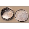 Petite boite ronde Pièce Algérienne en argent