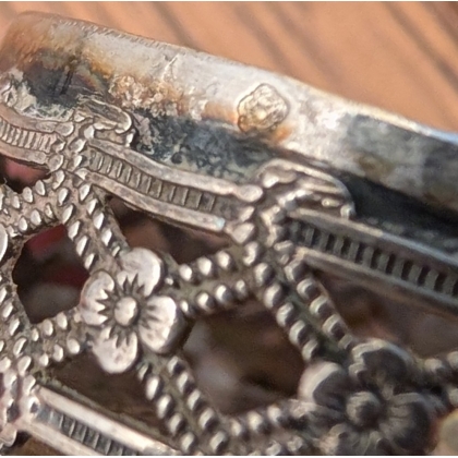 Petite boite ronde Pièce Algérienne en argent