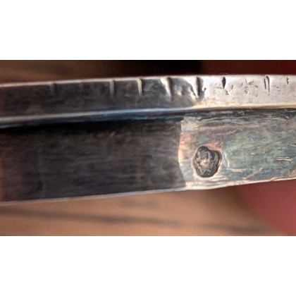 Petite boite ronde Pièce Algérienne en argent
