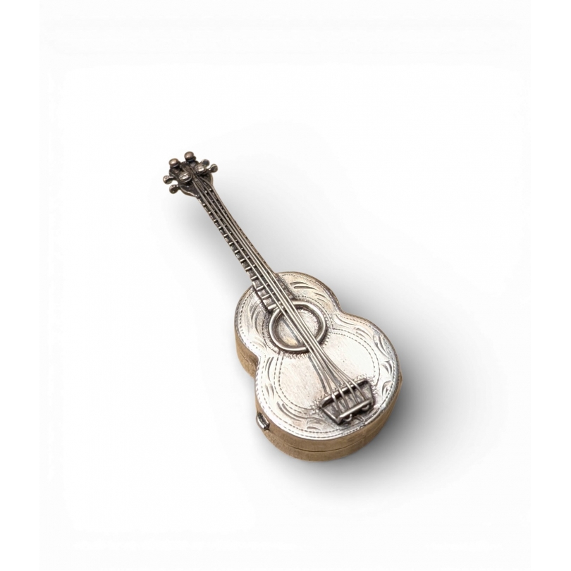 Boite pendentif Guitare en argent 925