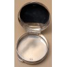 Petite boite ronde en argent 800