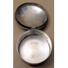 Petite boite ronde en argent Navajo