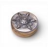 Petite boite ronde en argent