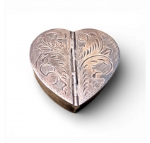 Petite boite coeur en argent 925