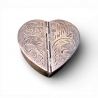 Petite boite coeur en argent 925