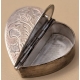 Petite boite coeur en argent 925