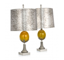 Paire de lampes Oeuf par CHARLES et Fils