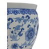 Paire de cache-pots Bleu blanc