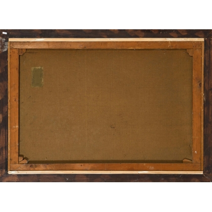 Tableau \"Chamois\" signé K. WENZEL