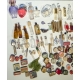 Collection de flacons et de boites vintage