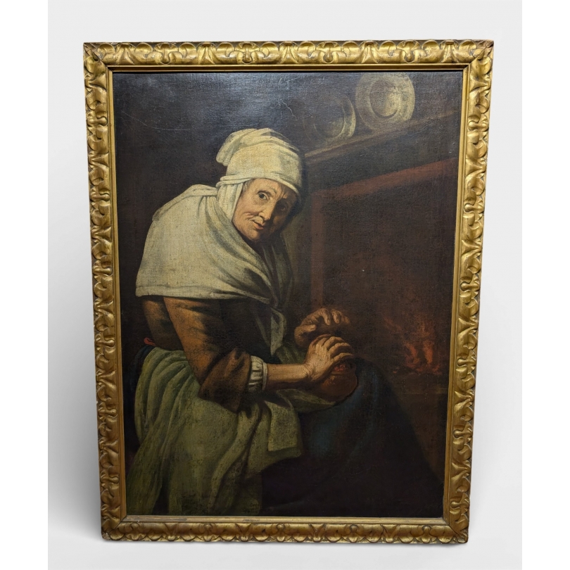 Painting: ‘Woman at the Hearth’