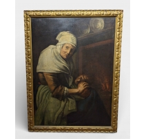 Tableau "Femme au fourneau"