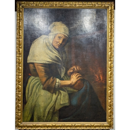 Painting: ‘Woman at the Hearth’