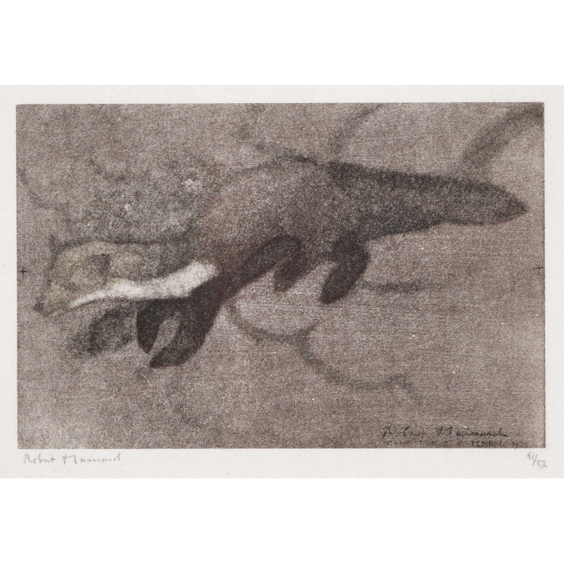 Gravure "Fouine" signée HAINARD