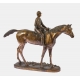 Bronze "Jockey sur son cheval"