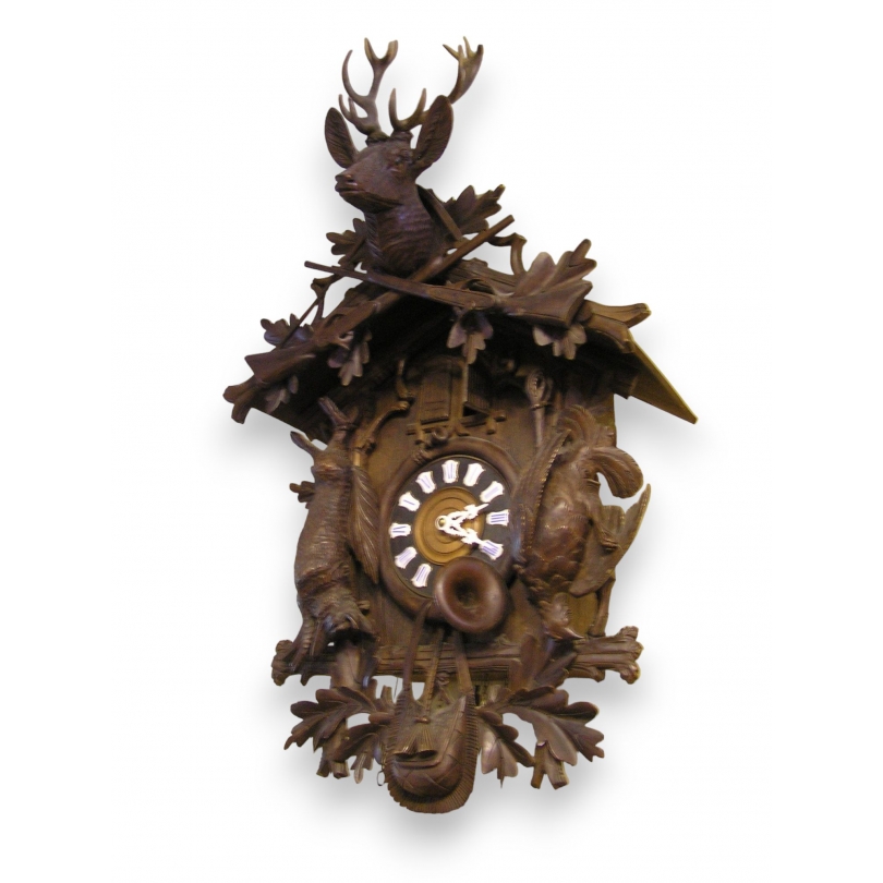  Horloge de Brienz "tête de cerf" avec sur  Moinat SA  - Antiquités décoration