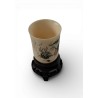 Petit goblet en ivoire sculpté