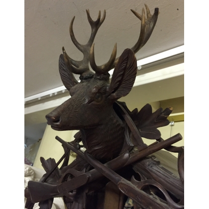  Horloge de Brienz "tête de cerf" avec sur  Moinat SA  - Antiquités décoration