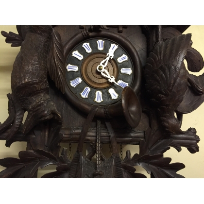  Horloge de Brienz "tête de cerf" avec sur  Moinat SA  - Antiquités décoration