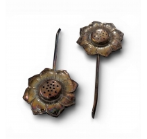 Salière et poivrier en forme de fleur
