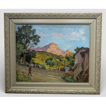 Tableau \"Les Muverans\" signée WUTHRICH