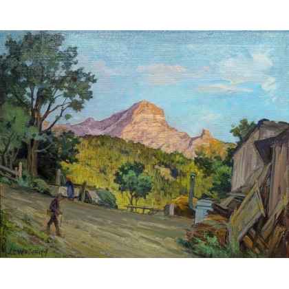 Tableau \"Les Muverans\" signée WUTHRICH