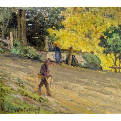 Tableau \"Les Muverans\" signée WUTHRICH