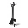 Serviteur d'outils de cheminée Basic Trepied noir