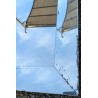 Miroir rectangulaire marqué MF Saint-Etienne