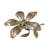 Cendrier en forme de fleur, en bronze poli