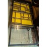 Table basse vitrine industrielle
