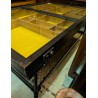Table basse vitrine industrielle
