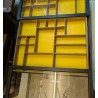 Table basse vitrine industrielle