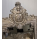 Miroir en argent aux armoiries Napoléoniennes