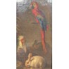 Tableau \"Basse-cour\" Ecole flammande