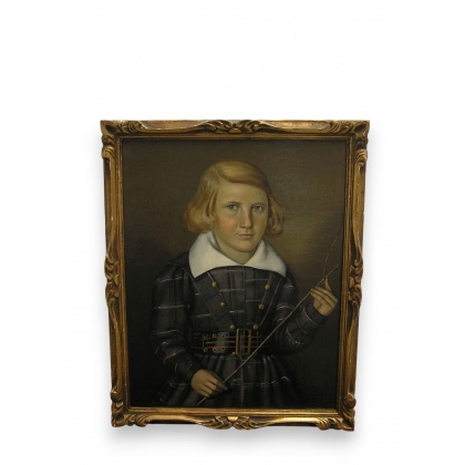 Tableau \"Portrait d\'enfant en habit