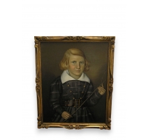 Tableau "Portrait d'enfant en habit